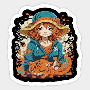 cat mother Sticker